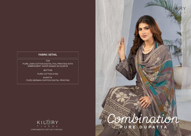 Kilory combination designer dress materials in mumbai wholesale